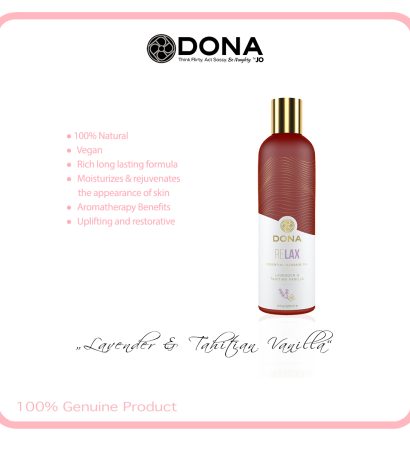 DONA Essential Massage Oil Lavender & Tahitian Vanilla