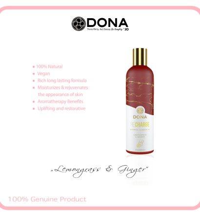 DONA Essential Massage Oil Lemongrass & Ginger