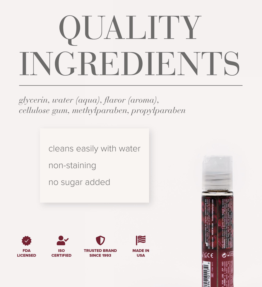 Komposisi JO Flavors Raspberry Sorbet