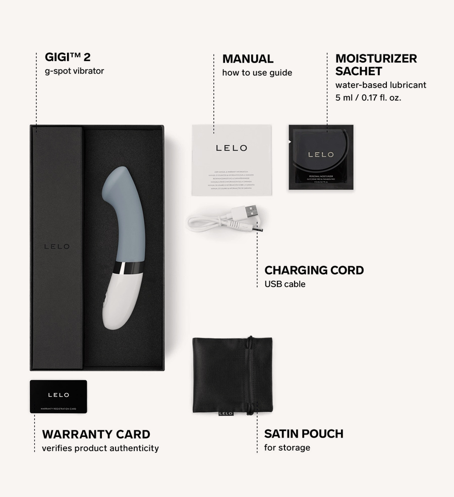Tampilan LELO Gigi2 Cool Gray