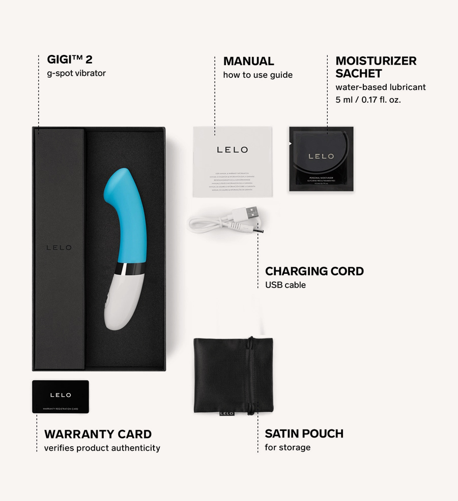 Tampilan LELO Gigi2 Turquoise Blue