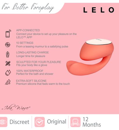 LELO Ida Wave Peach Detail