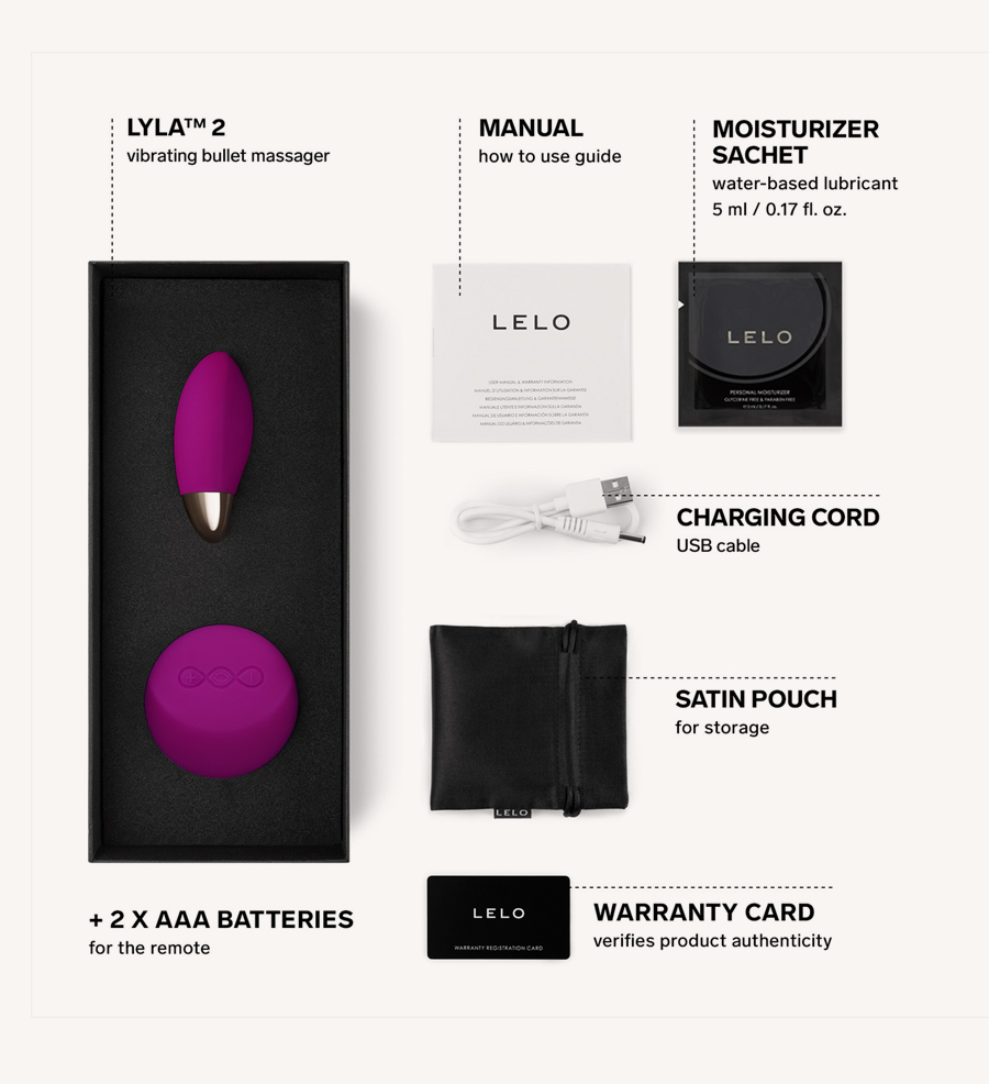 Tampilan LELO Lyla2 Deep Rose