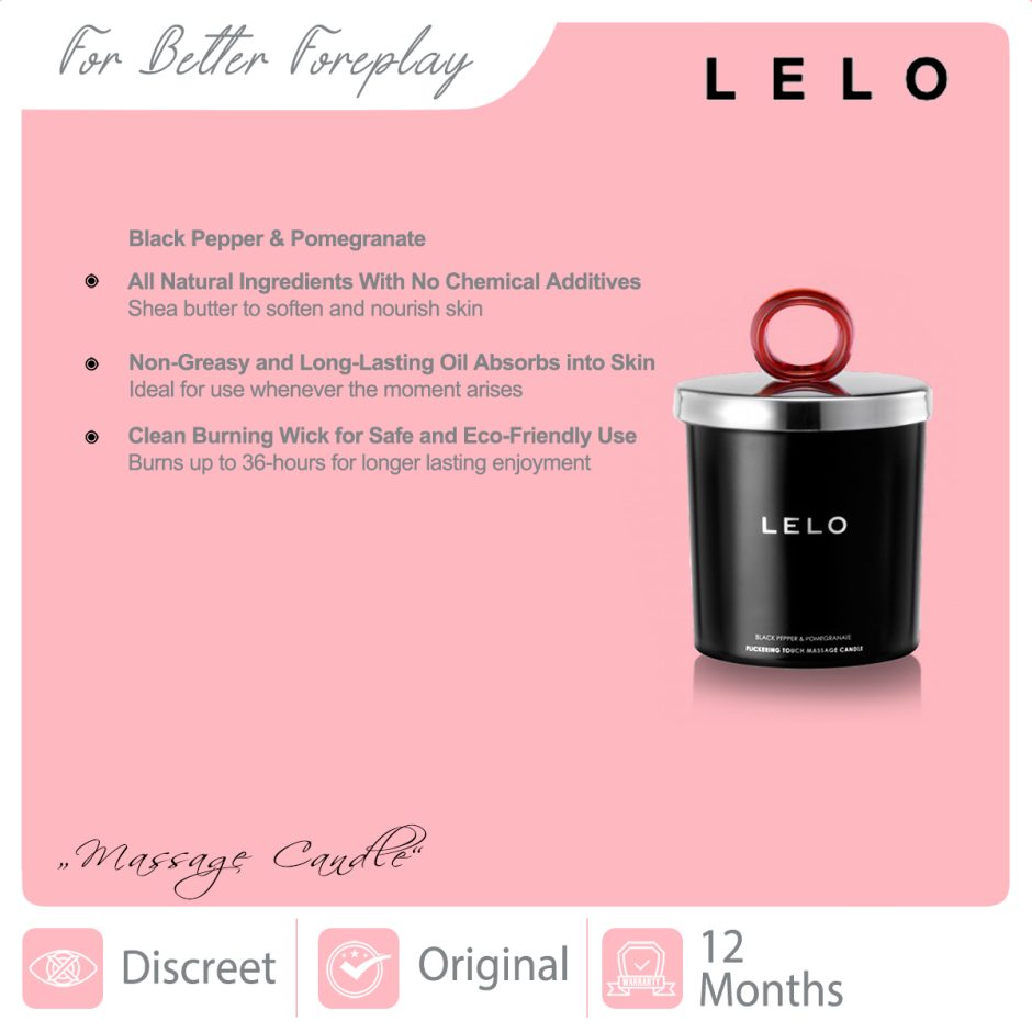LELO Massage Candle Black Pepper