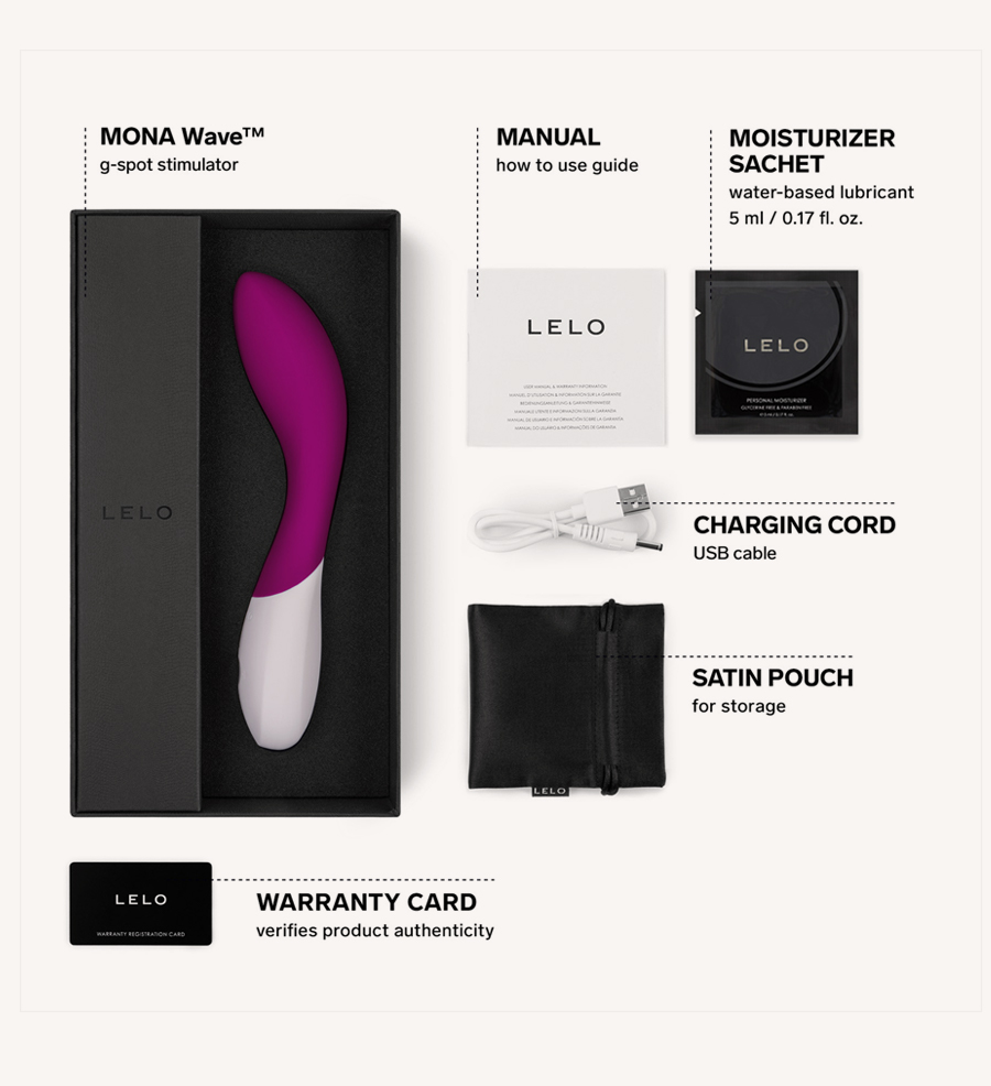 Tampilan LELO Mona Wave Deep Rose