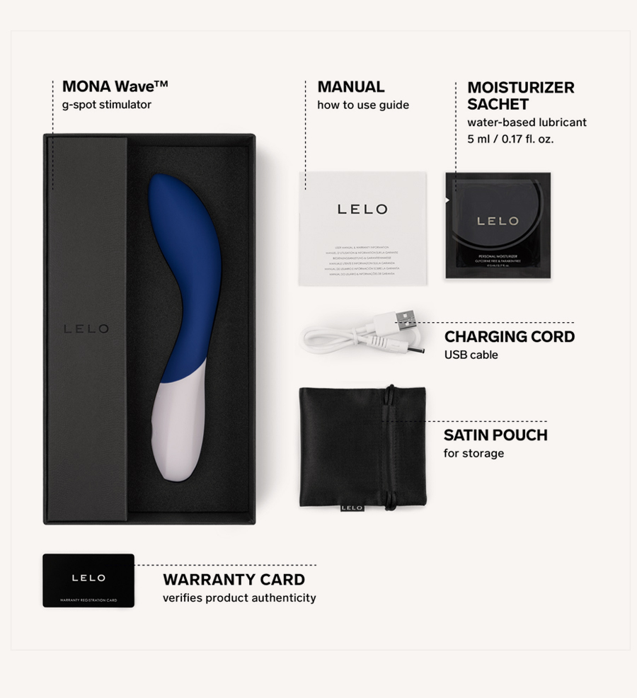 Tampilan LELO Mona Wave Midnight Blue