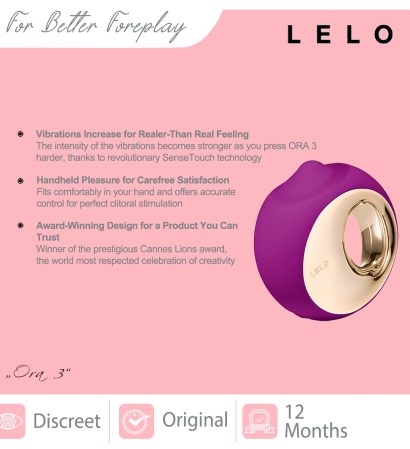 LELO Ora3 Deep Rose Detail