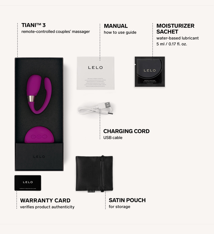 Tampilan LELO Tiani 3 Deep Rose
