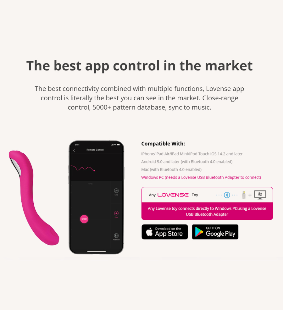 Vibrator Bluetooth Lovense