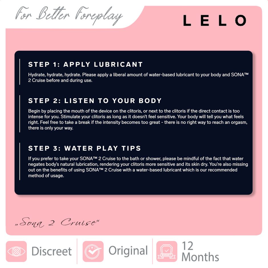 Lelo Sona2 How To 2