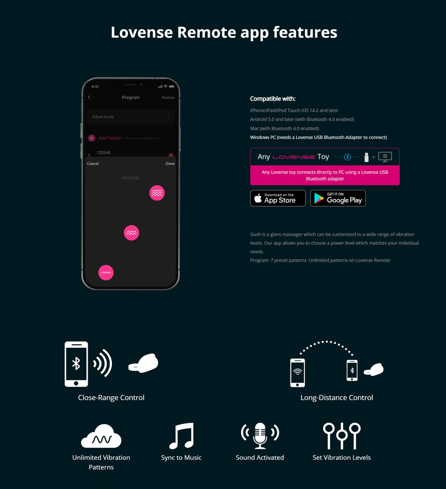 Lovense Gush Howto