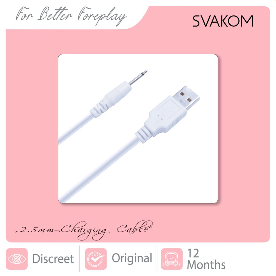 SVAKOM 2,5 mm charging cable