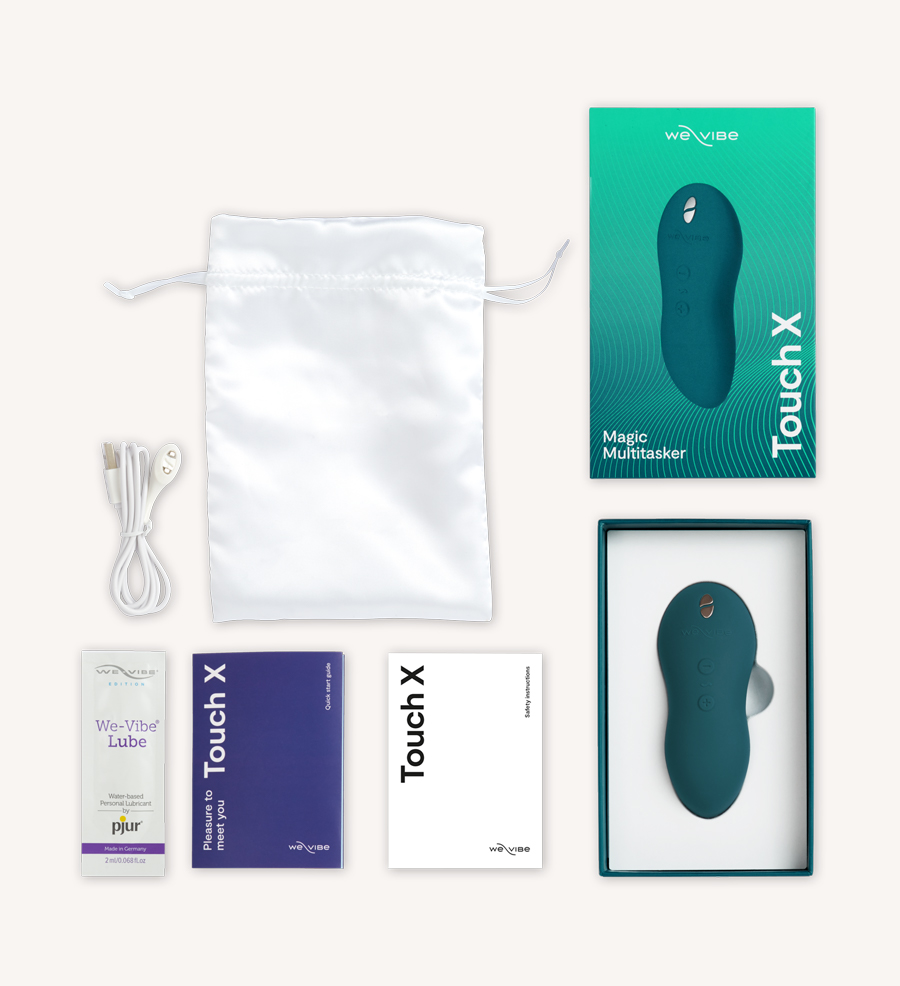 Kemasan WE-VIBE TouchX Green Velvet