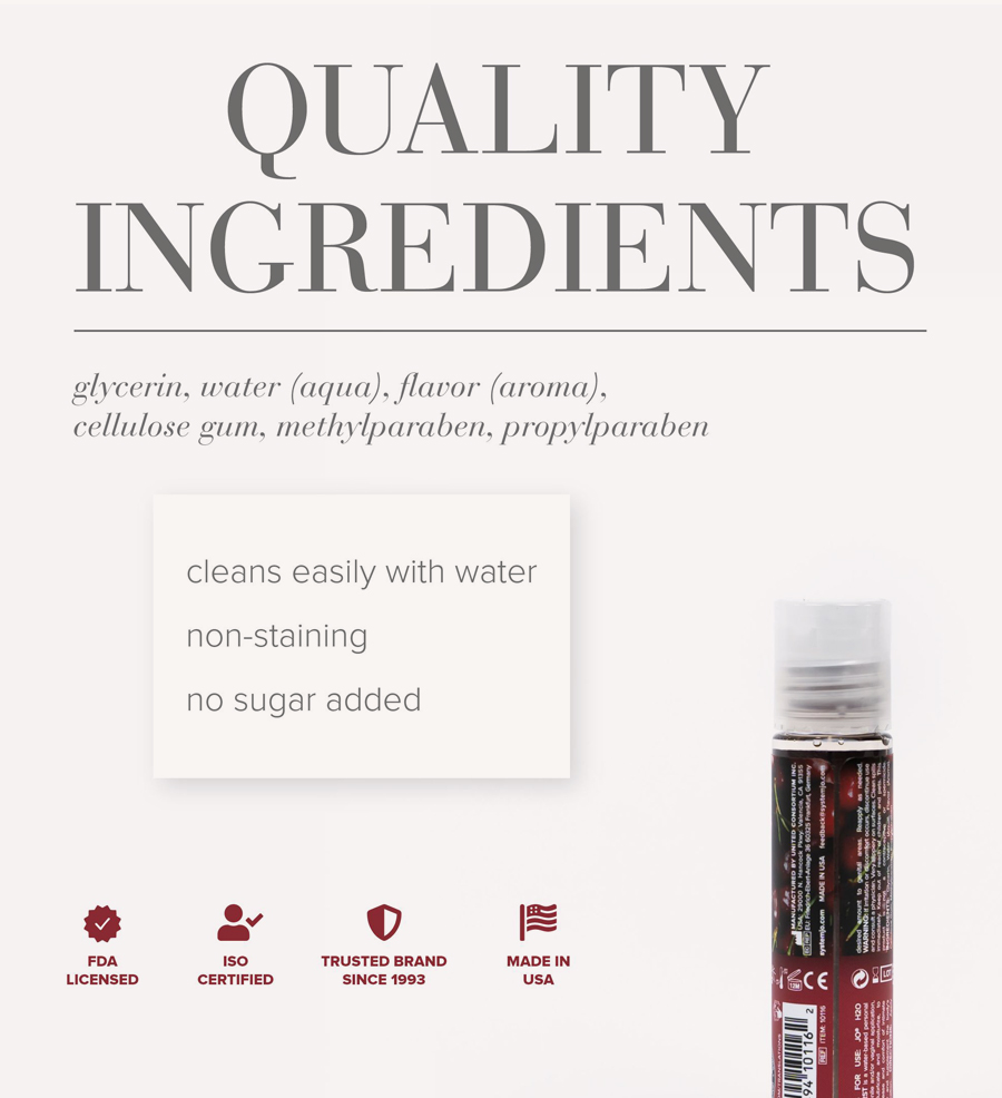 JO Flavors Cherry Burst Ingredients