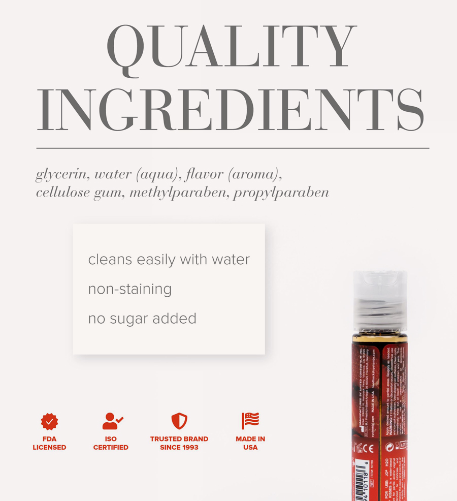 JO Flavors Strawberry Kisses Ingredients