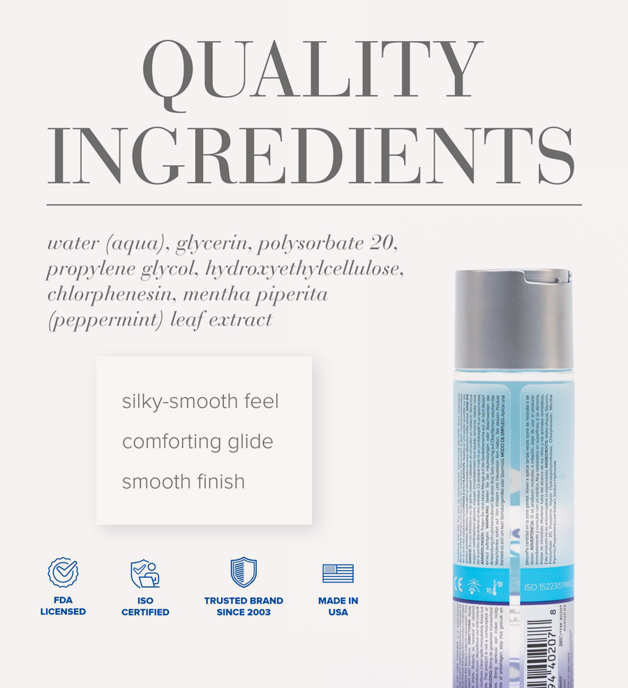 JO H2O Cooling Ingredients