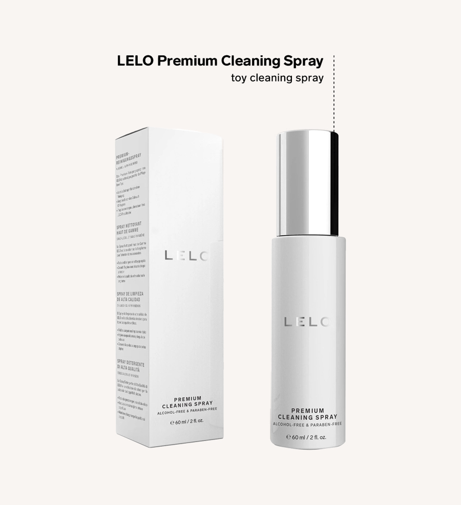 LELO Cleaning Spray Packaging