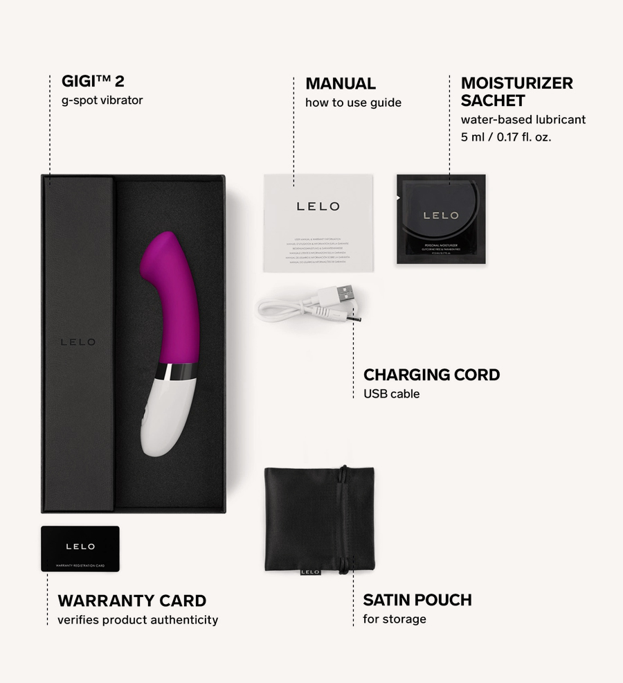 LELO Gigi2 Deep Rose Bundling