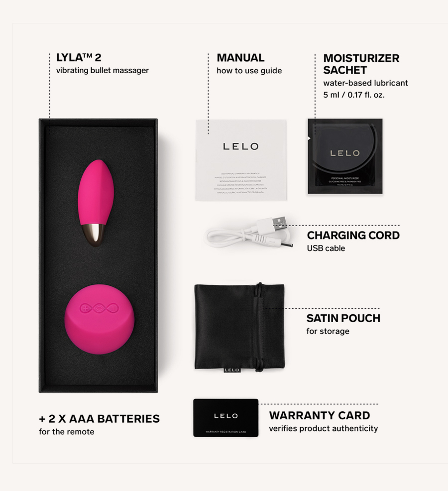 LELO Lyla2 Cerise Bundling