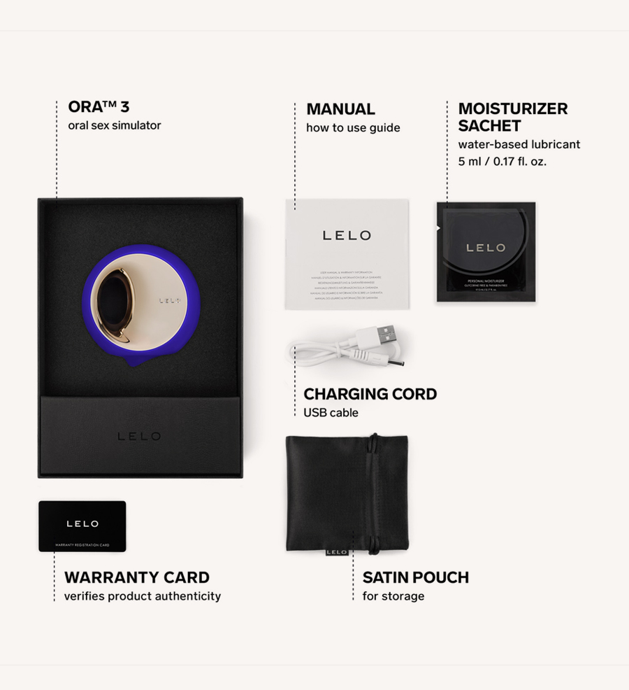 LELO Ora3 Midnight Blue Bundling