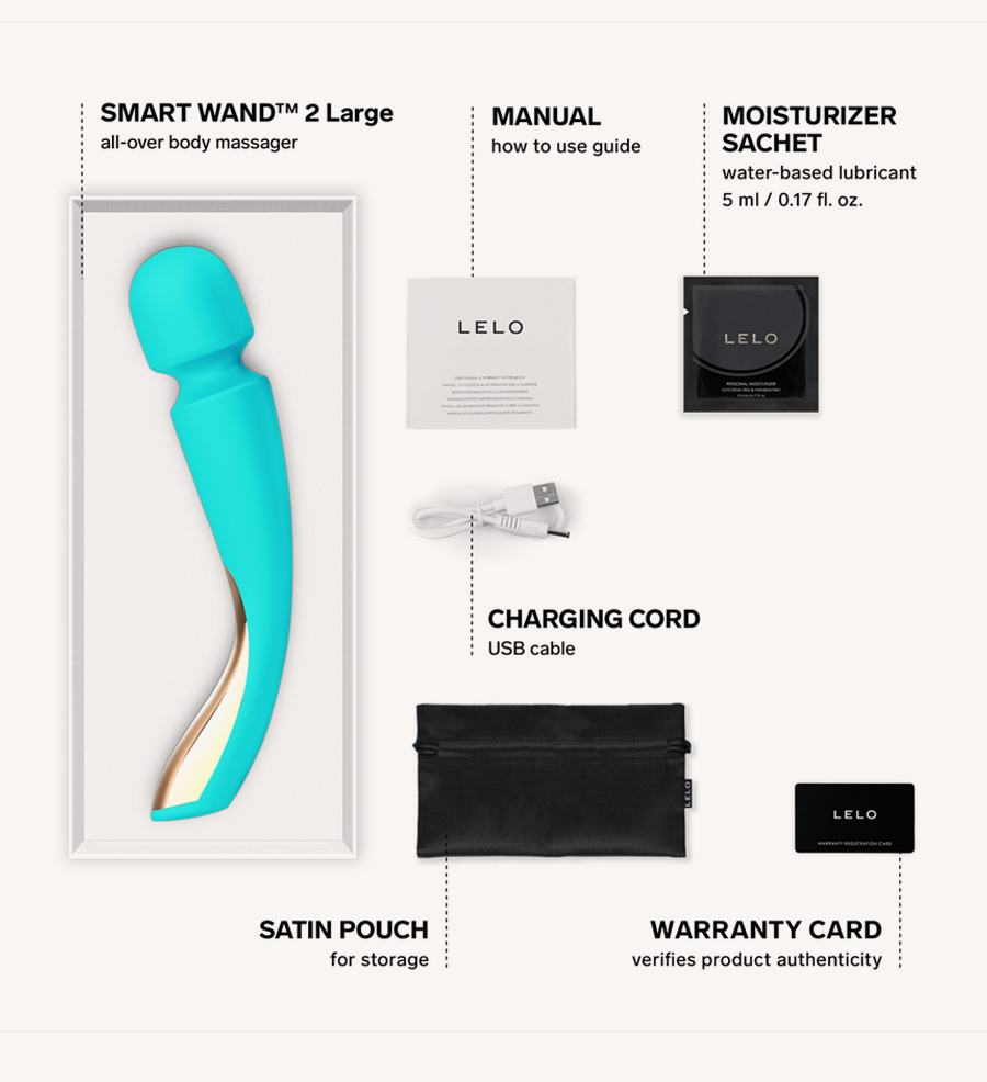 LELO Smart Wand 2 Aqua Bundling