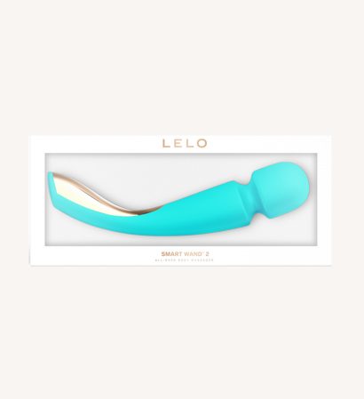 LELO Smart Wand 2 Large Aqua Packaging