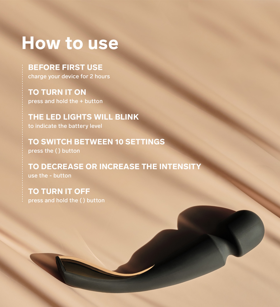 LELO Smart Wand 2 Large How To