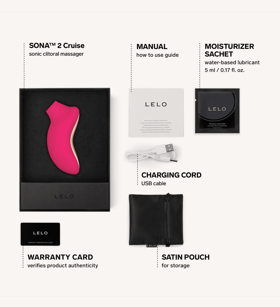 LELO Sona2 Cruise Cerise Bundling