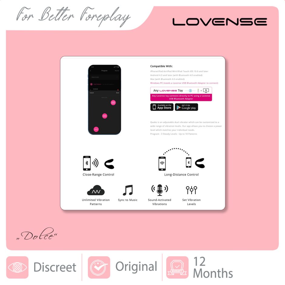 LOVENSE Dolce How To 1