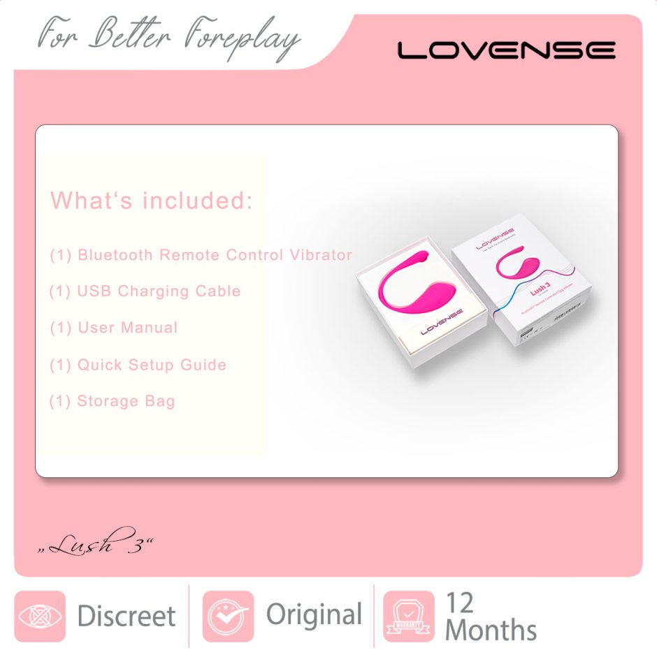 LOVENSE Lush 3 Packaging