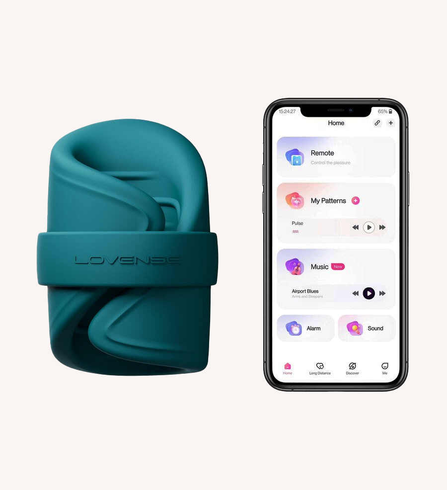 Long-distance male massage device