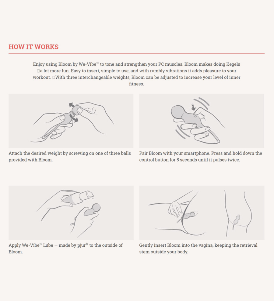 WE-VIBE Bloom How To