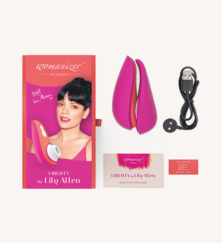WOMANIZER Liberty Lily Allen Packaging