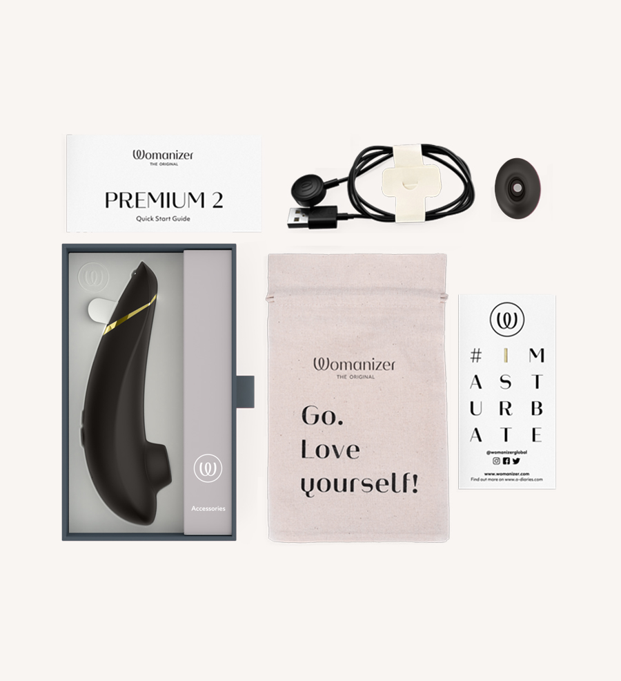 WOMANIZER Premium 2 Black Packaging