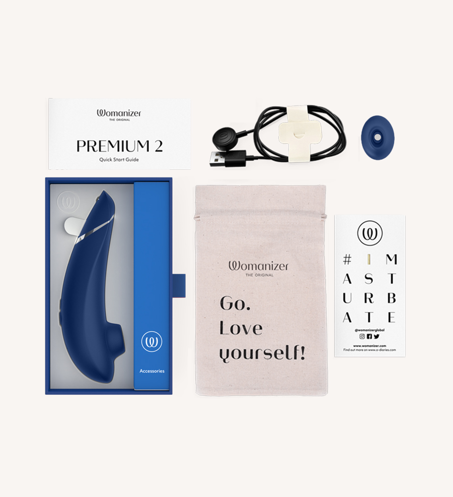 WOMANIZER Premium 2 Blueberry Packaging