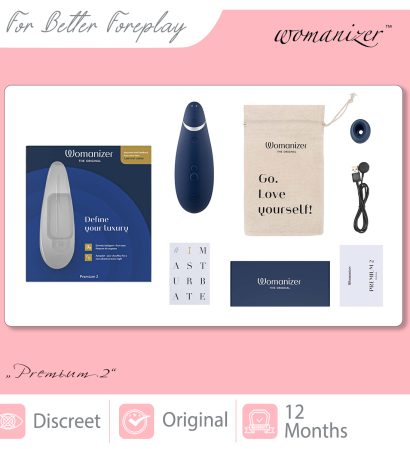 WOMANIZER Premium 2 Blueberry Packaging