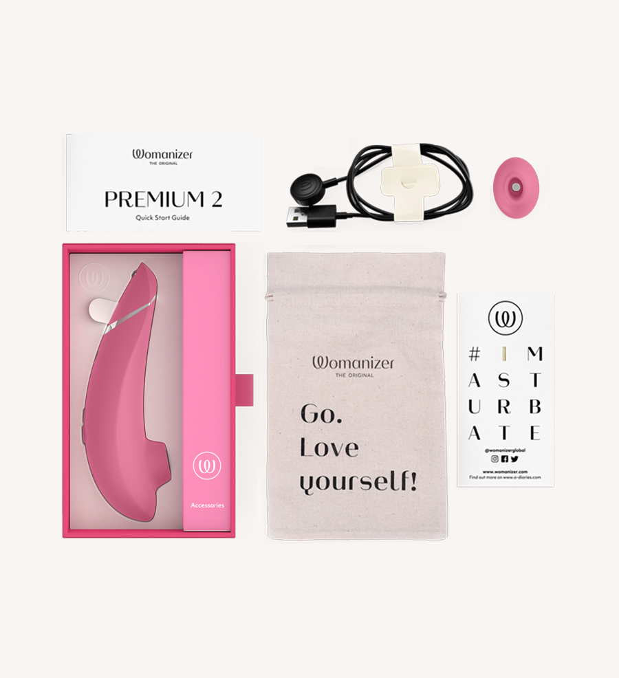 WOMANIZER Premium 2 Raspberry Packaging