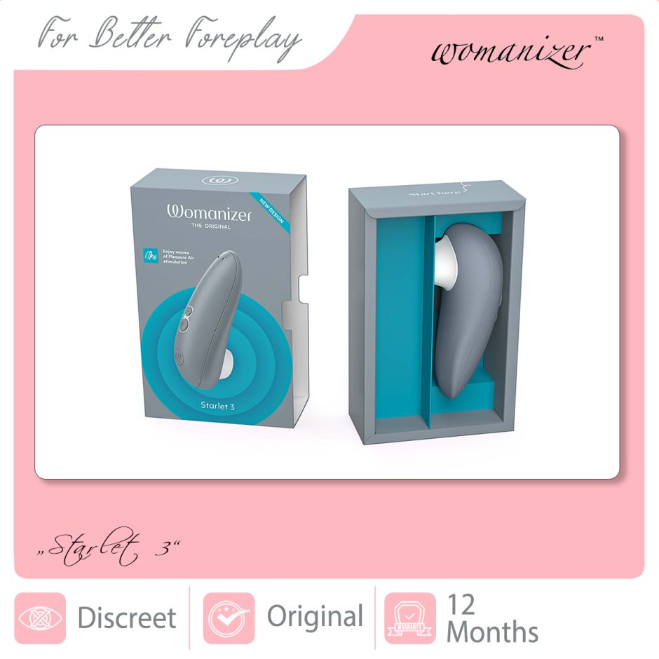 WOMANIZER Starlet 3 Gray Packaging
