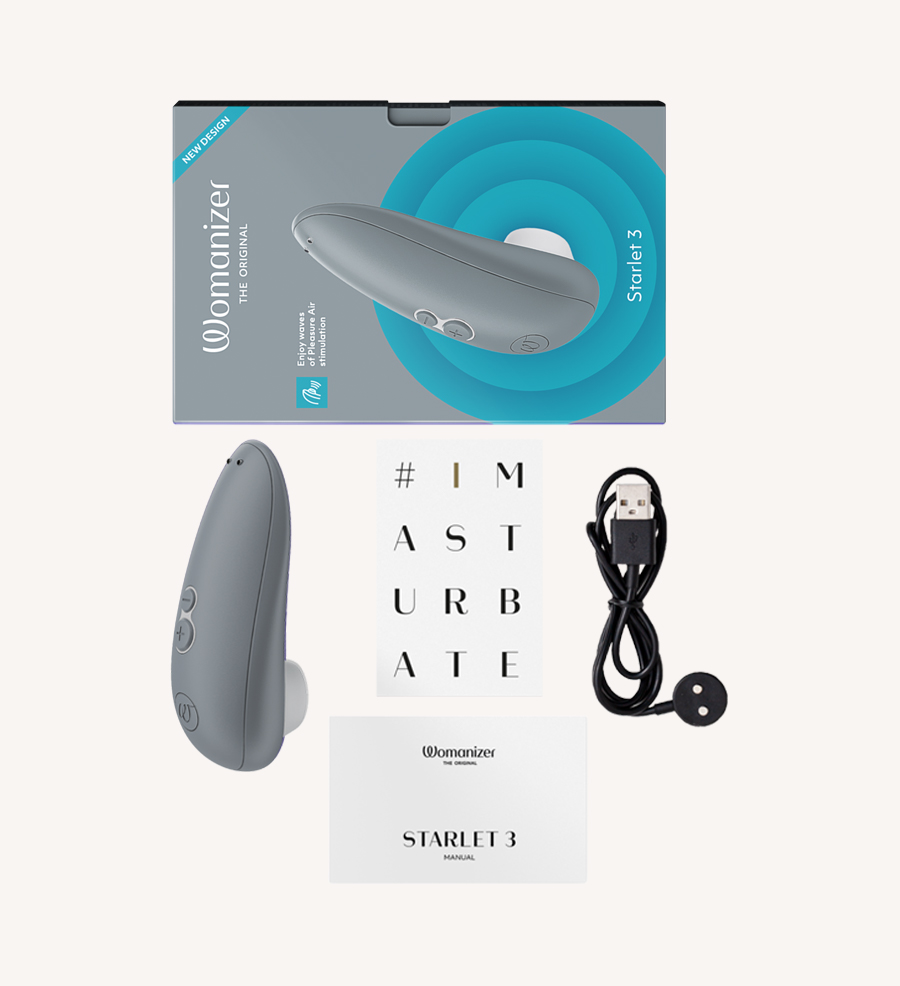 WOMANIZER Starlet 3 Gray Packaging