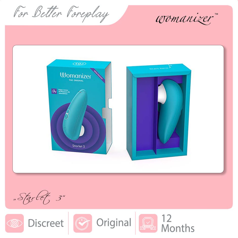 WOMANIZER Starlet 3 Turquoise Packaging