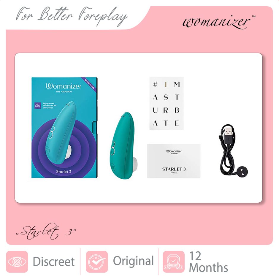 WOMANIZER Starlet 3 Turquoise Packaging