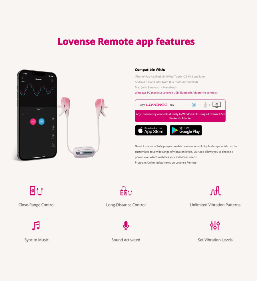 Lovense Gemini Howto
