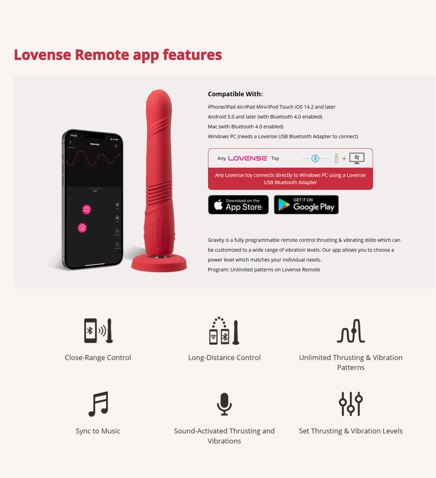 Lovense Gravity Howto