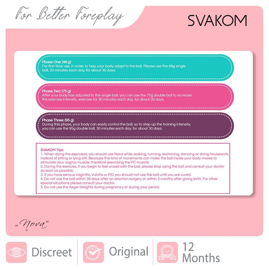 SVAKOM Nova How To II