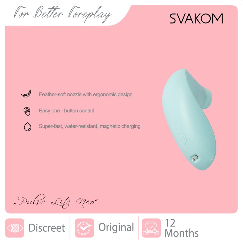 SVAKOM Pulse Lite Neo Seafoam Blue Detail
