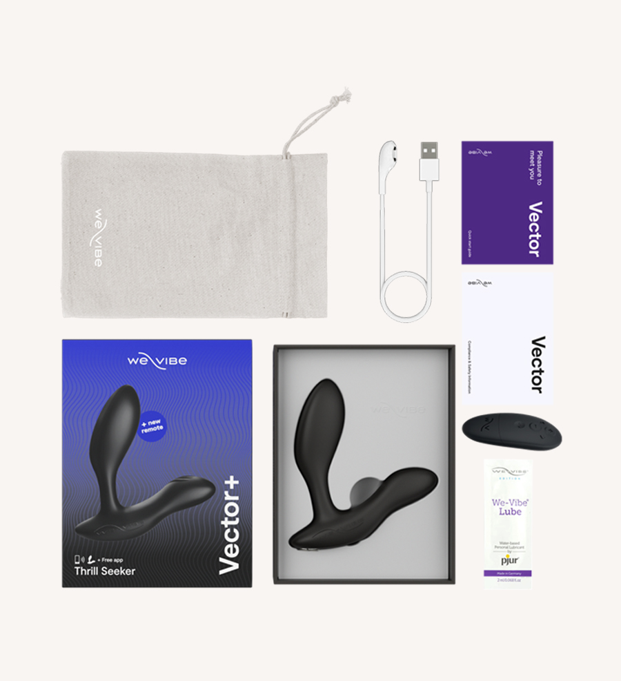 WE-VIBE Vector + Black Packaging