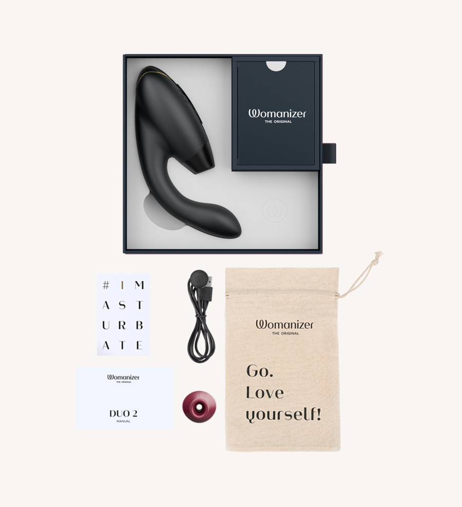 WOMANIZER Duo 2 Black Packaging