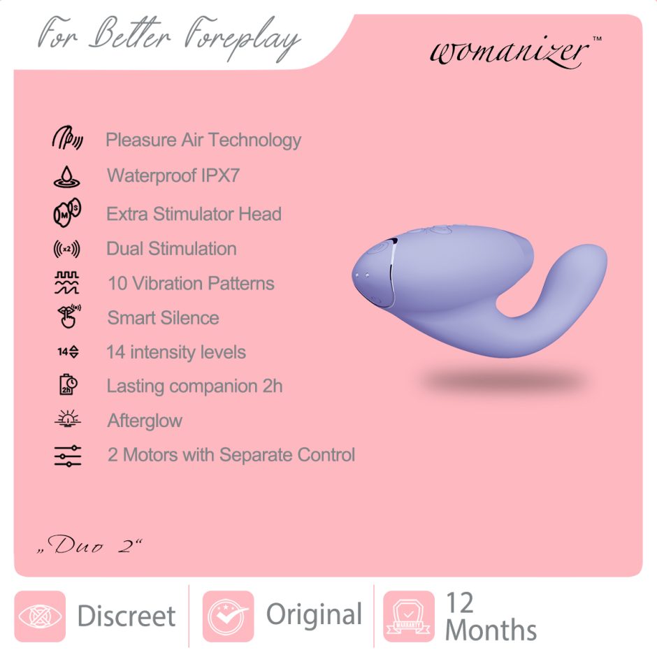 WOMANIZER Duo 2 Lilac Detail