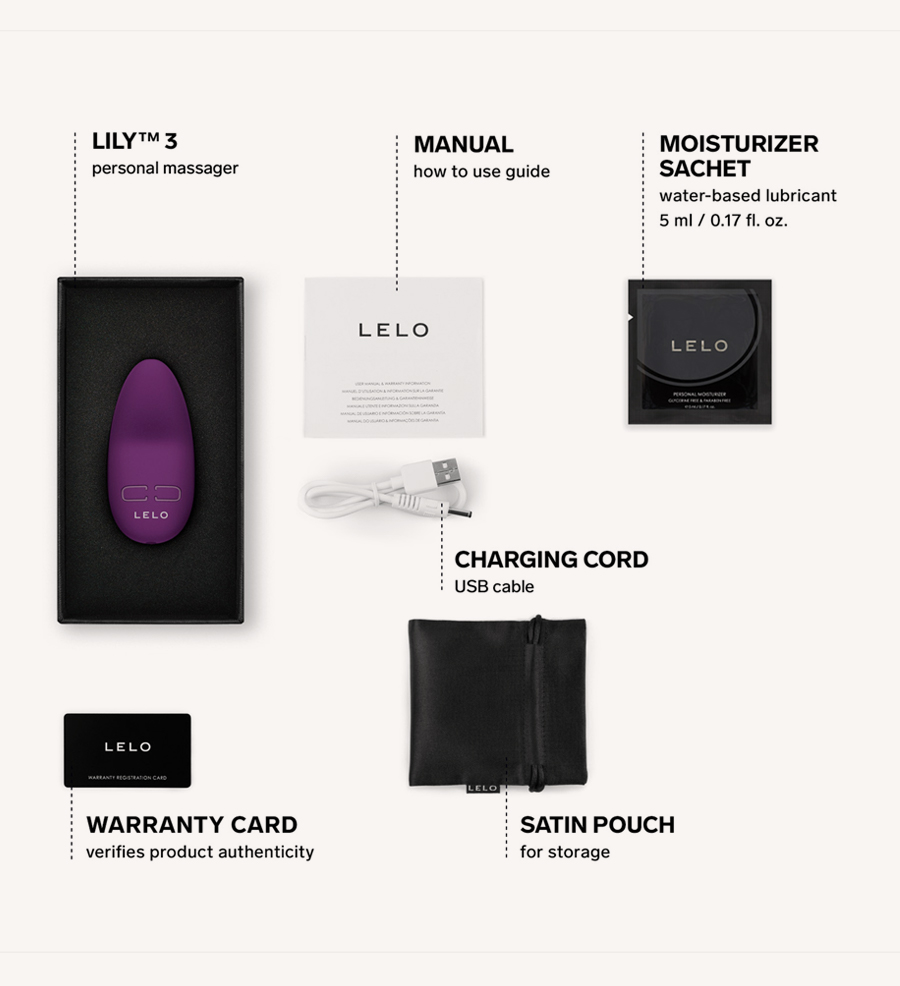 Tampilan LELO Lily 3 Dark Plum