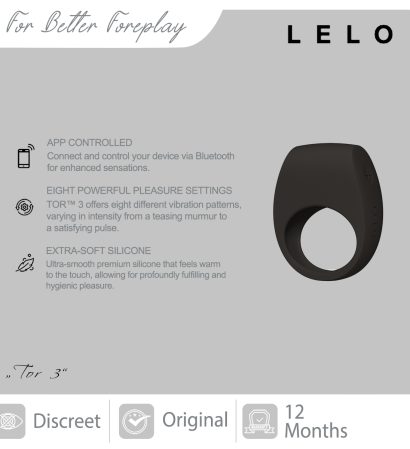 LELO Tor 3 Base Black Detail
